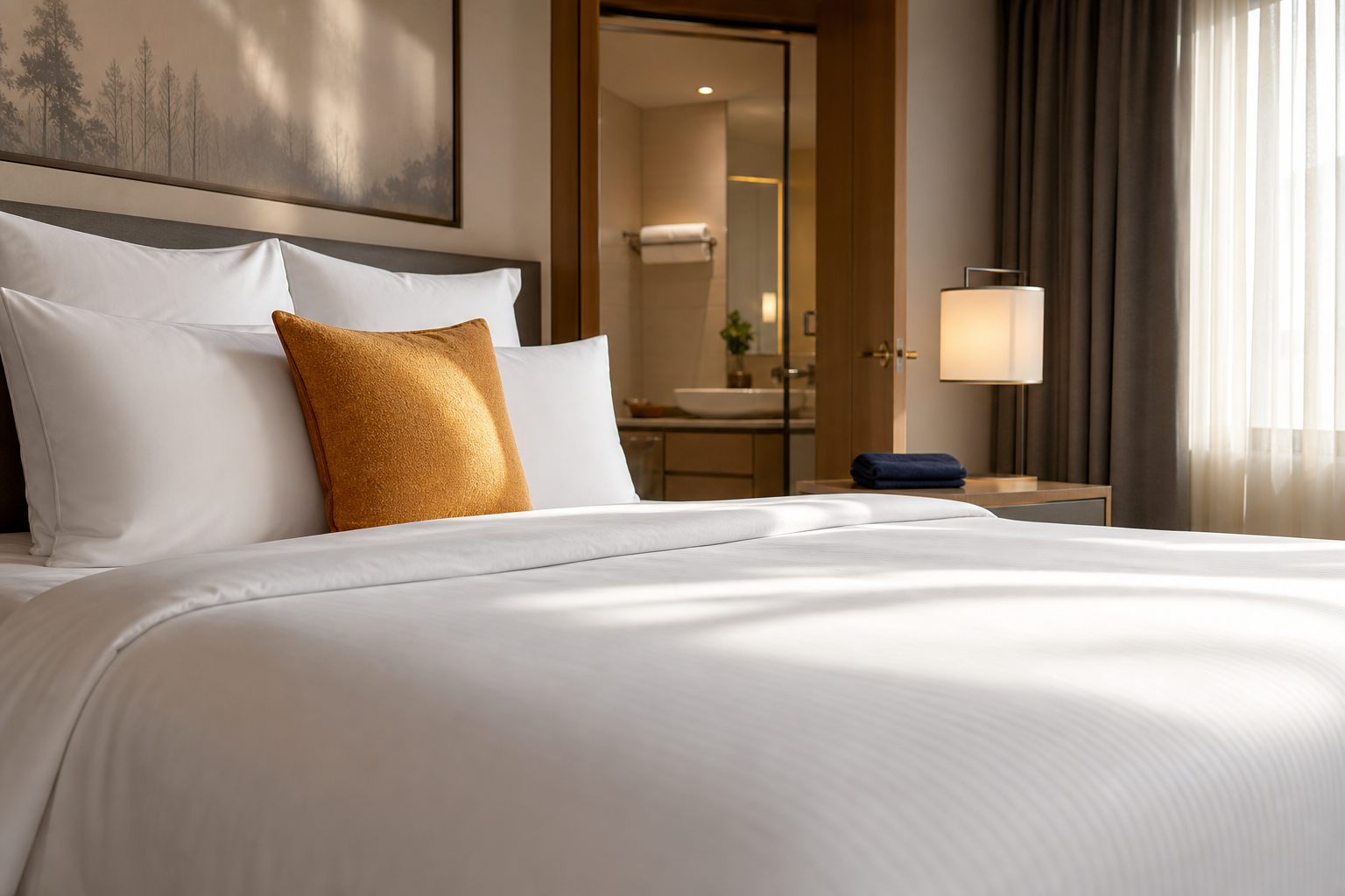 Maid service cleaning with attention to detail