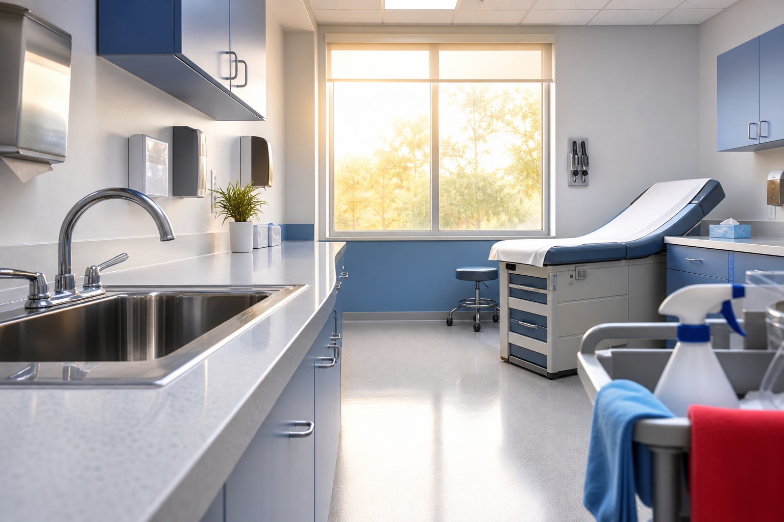 Medical office exam room