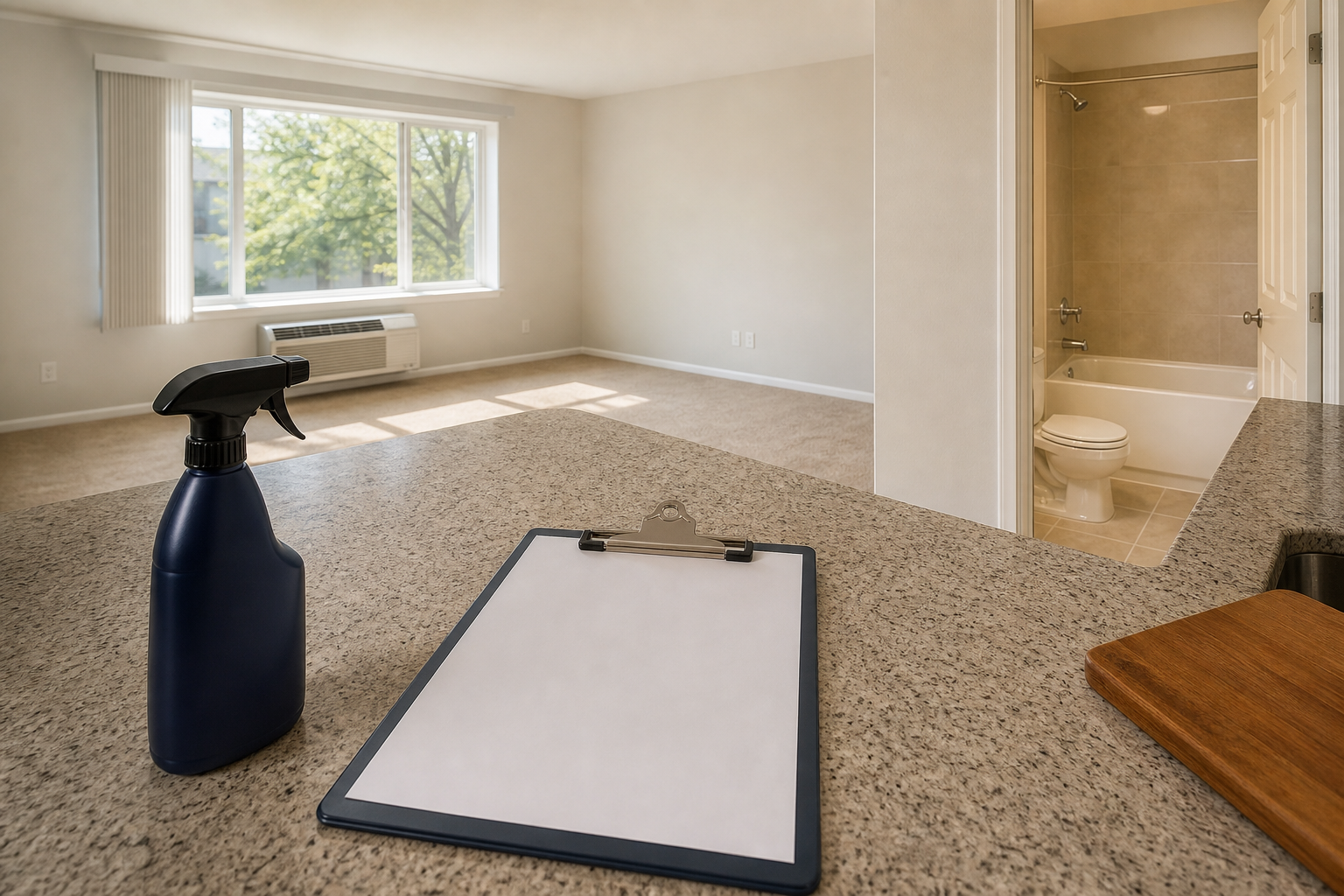 Rental property cleaning in Lombard