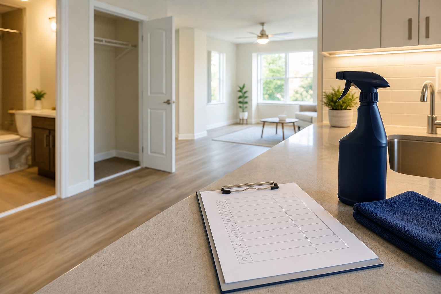 Rental property cleaning