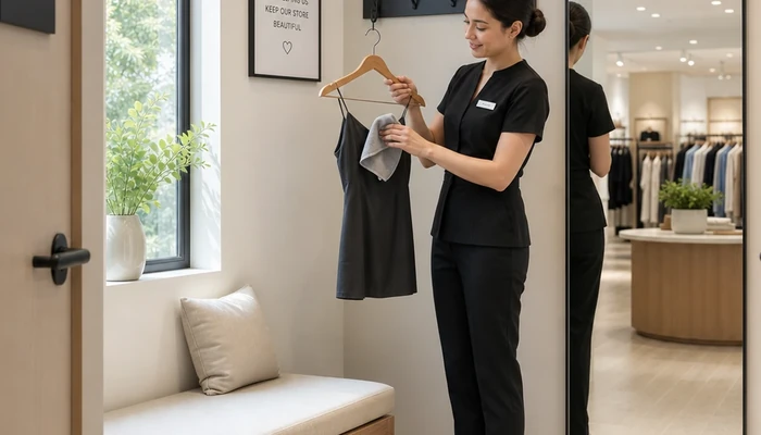 fitting room cleaning standards that protect retail customer trust