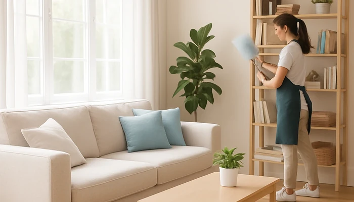 recurring house cleaning starts what changes after the first visit